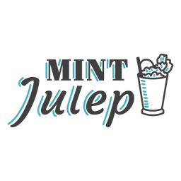 Crachá de bebida Mint Julep