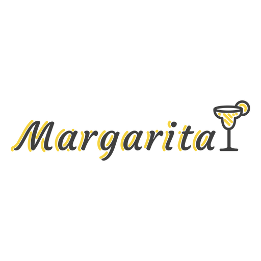 Margarita alcoholic drink badge
