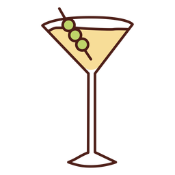 Dry drink color stroke PNG Design