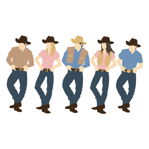 RanchFarmDecor-Cowboy e cavalos - 0 Desenho PNG