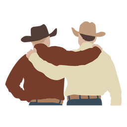 RanchFarmDecor-Cowboy e cavalos - 5 Desenho PNG