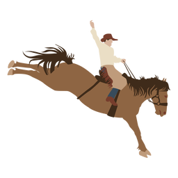 Horse riding flat Transparent PNG