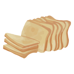 Bread toasts realistic PNG Design Transparent PNG