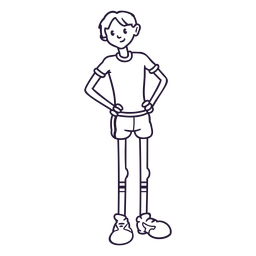 Personaje de dibujos animados de los 80 CR - 11 Diseño PNG