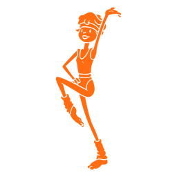 Fitness woman cut out Transparent PNG