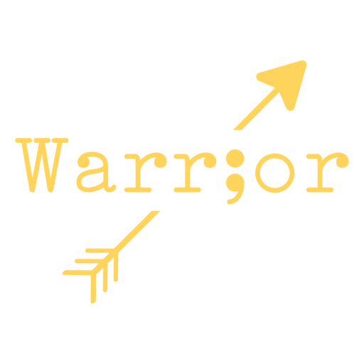 Warrior badge PNG Design