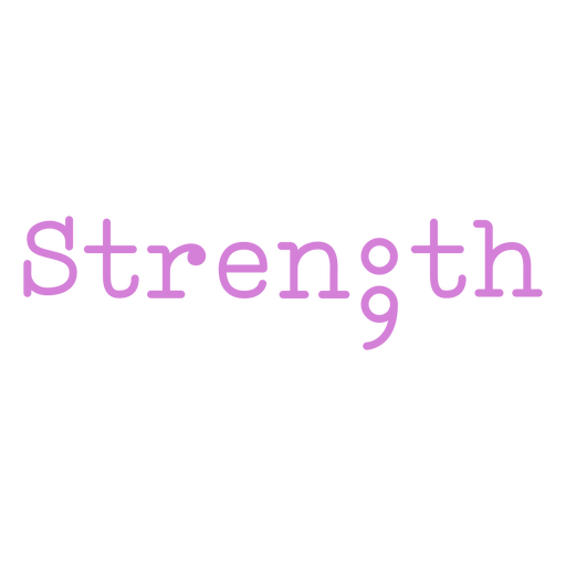 Strength quote badge