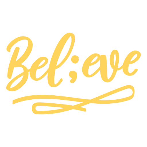 Believe badge