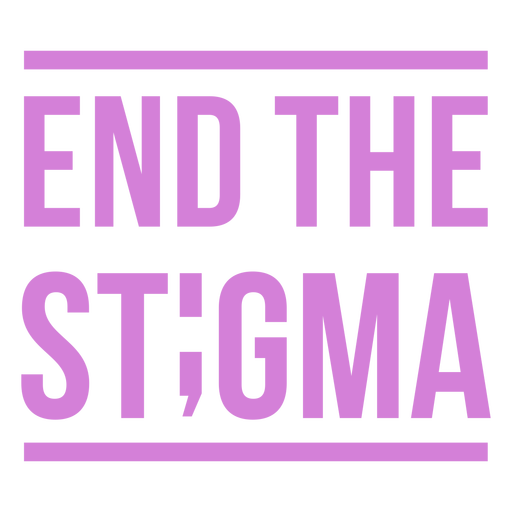End the stigma semicolon badge