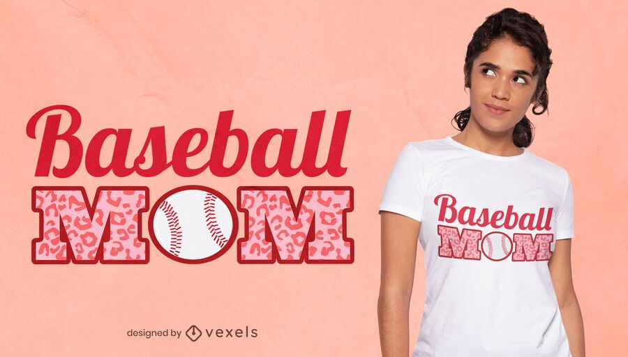 Baseball mom quote fun t-shirt design Baseball mom quote fun t-shirt design