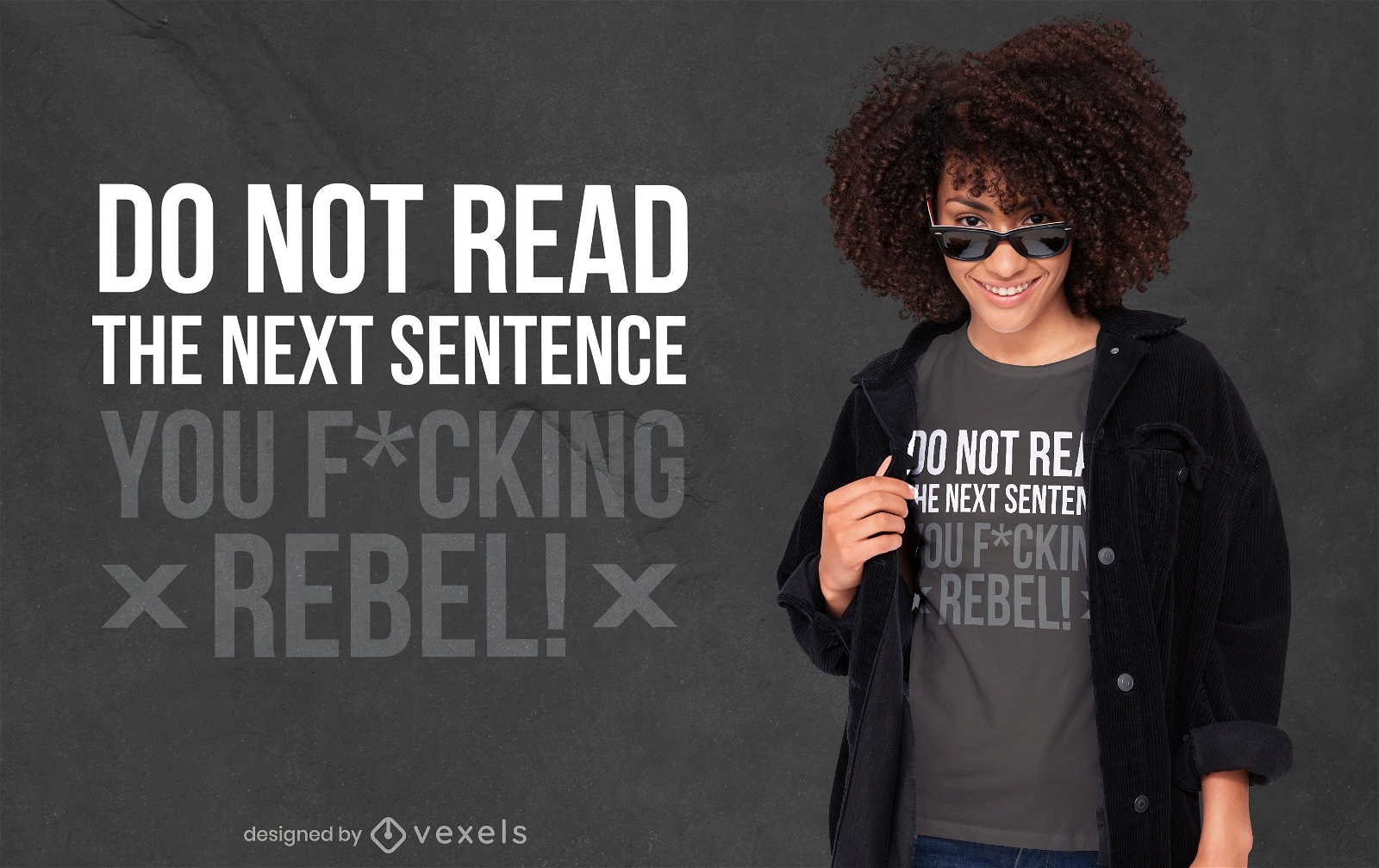 Do not read quote t-shirt design