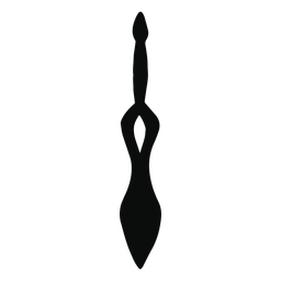 Holed sword silhouette PNG Design Transparent PNG