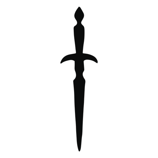 Simple straight dagger silhouette