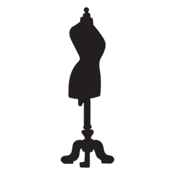 Sewing manikin silhouette PNG Design Transparent PNG