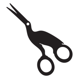 Sewing scissors cut out PNG Design Transparent PNG