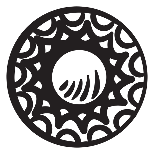 Metal button filled stroke PNG Design