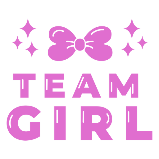 Team girl badge
