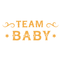 Team baby flat badge Transparent PNG
