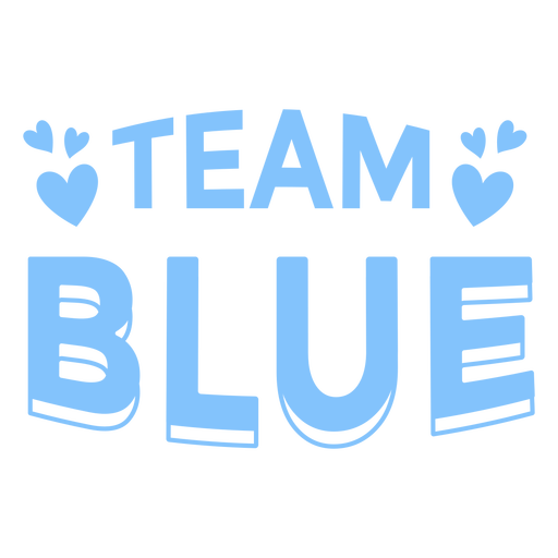 Team blue badge