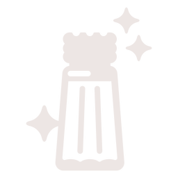Salt shaker filled stroke PNG Design