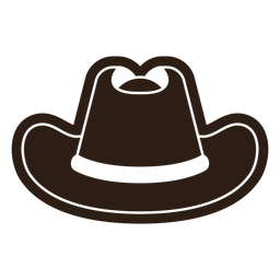 Cowboy hat cut out Transparent PNG