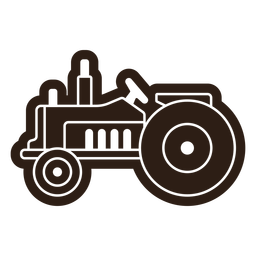 Old farm tractor cut out PNG Design Transparent PNG
