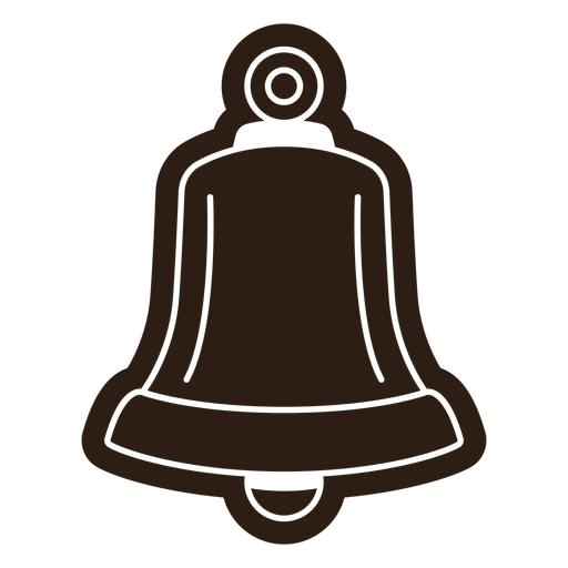Old farm bell cut out PNG Design
