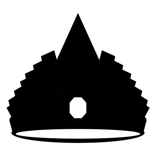 Kings crown cut out PNG Design