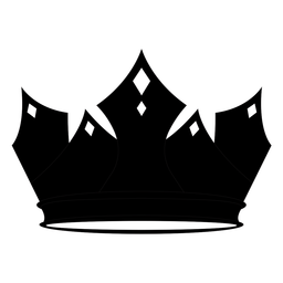 Beautiful crown cut out PNG Design Transparent PNG
