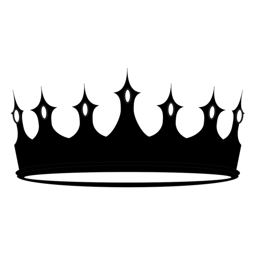 King's crown cut out PNG Design