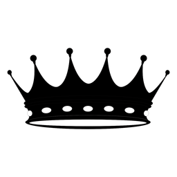 King's royal crown cut out