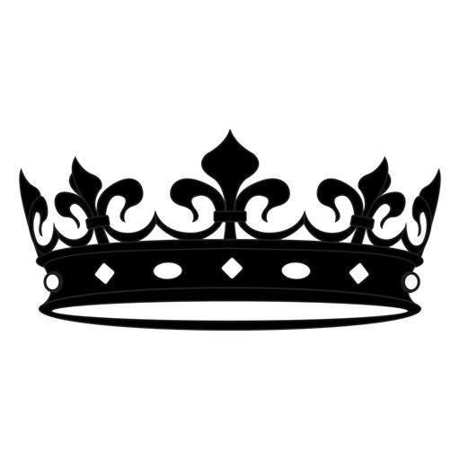 Prince royal crown cut out PNG Design