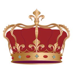 Fancy king royal red crown