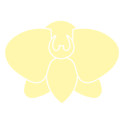 Orchid flower cut out  PNG Design