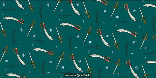 Medieval sword weapon pattern design Medieval sword weapon pattern design