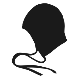 Lado do capacete da silhueta do pólo aquático Desenho PNG