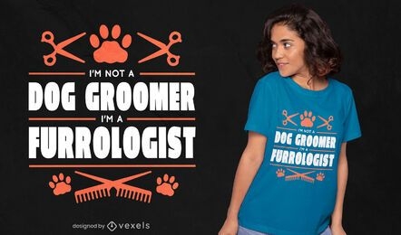 I'm a furrologist quote t-shirt design