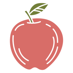 Apple simple color cut out Transparent PNG