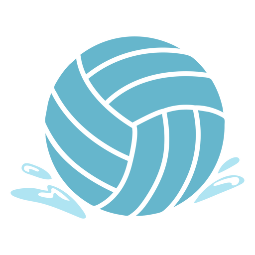 Pelota de waterpolo recortable simple Diseño PNG