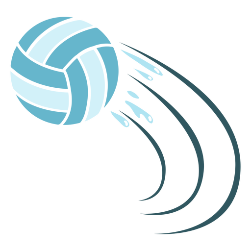Waterpolo ball moving cut out  PNG Design