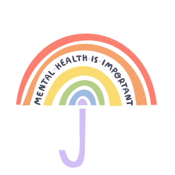 Textura de arco-íris de saúde mental - 4 Transparent PNG