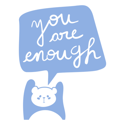 Cute bear quote cut out