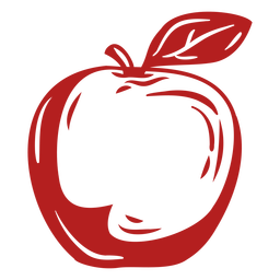 Apple high contrast PNG Design