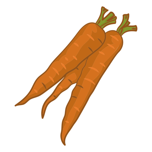 Carrot vegetable food PNG Design