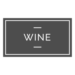 Wine label cut out PNG Design Transparent PNG
