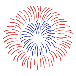 FourthOfjuly-Fireworks-CR - 18 Desenho PNG