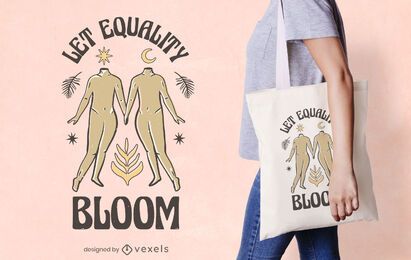Peace day holiday equality tote bag Peace day holiday equality tote bag
