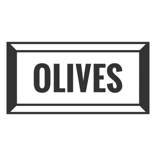 Olives ext label filled stroke