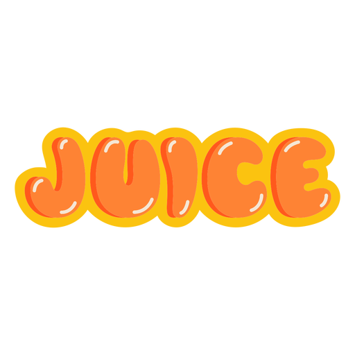 Juice glossy PNG Design