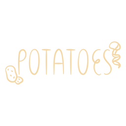 Rótulos de ingredientes com letras à mão - 7 Desenho PNG